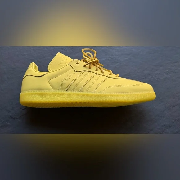 Pharrell x adidas Samba Human Race Monochromatic Leather Shoes ~ No Box